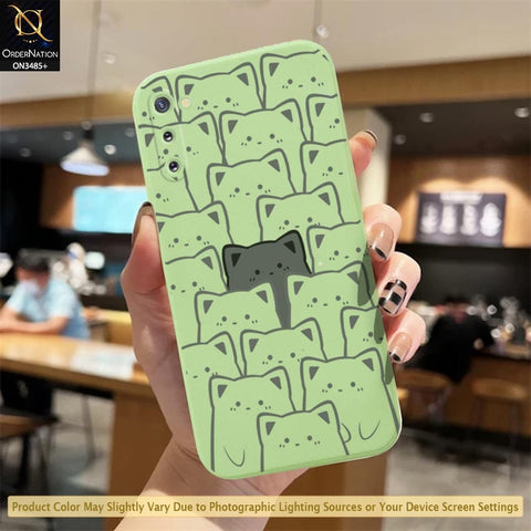 Samsung Galaxy Note 10 Cover - Light Green - ONation Be Different Series - HQ Liquid Silicone Elegant Colors Camera Protection Soft Case ( Fast Delivery )