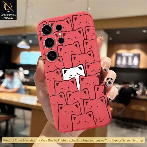 Samsung Galaxy S25 Ultra Cover - ONation Be Different Series - HQ Liquid Silicone Elegant Colors Camera Protection Soft Case