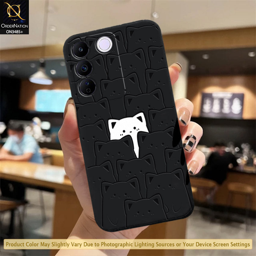 Vivo V27e Cover - ONation Be Different Series - HQ Liquid Silicone Elegant Colors Camera Protection Soft Case (Fast Delivery)(M)