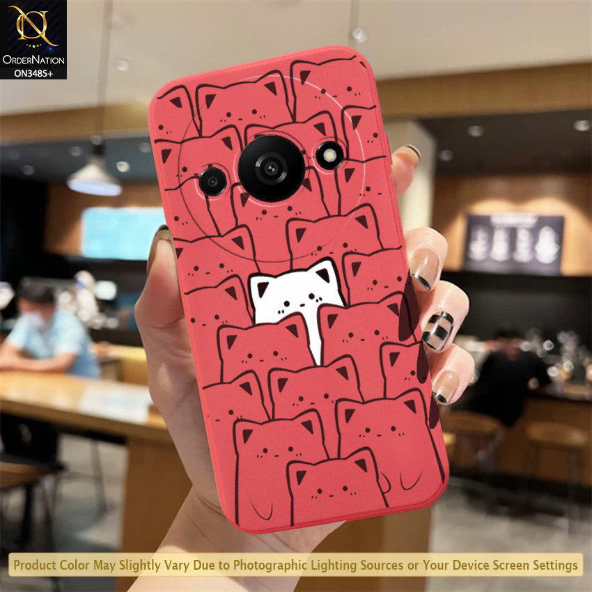 Xiaomi Redmi A3x Cover - ONation Be Different Series - HQ Liquid Silicone Elegant Colors Camera Protection Soft Case