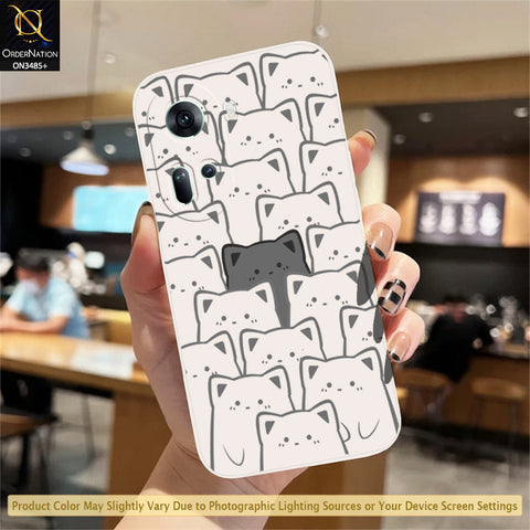 Oppo Reno 11 5G Cover - ONation Be Different Series - HQ Liquid Silicone Elegant Colors Camera Protection Soft Case