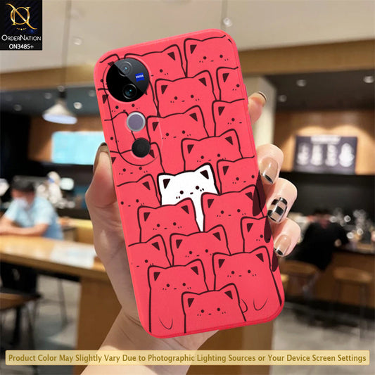 Vivo S19 Pro Cover - ONation Be Different Series - HQ Liquid Silicone Elegant Colors Camera Protection Soft Case (Fast Delivery)(M)
