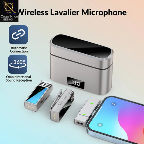 Jmary MW-15 2.4G Wireless Microphone for Mobile Type-C with 2 Years Extended Warranty