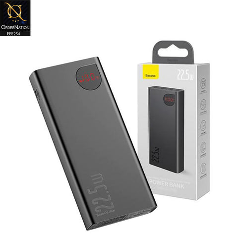 Baseus PPADM20S (22.5W) 20000mah Adaman Metal Fast Charging Power Bank - Black