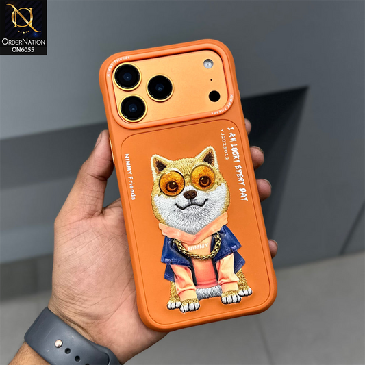 iPhone 17 Pro Max Cover - Design 1 - Nimmy Design Shockproof Phone Case with Embroidery Anti Slip Scratch Resistant Protective Cover
