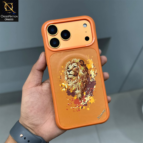 iPhone 17 Pro Max Cover - Design 2 - Nimmy Design Shockproof Phone Case with Embroidery Anti Slip Scratch Resistant Protective Cover