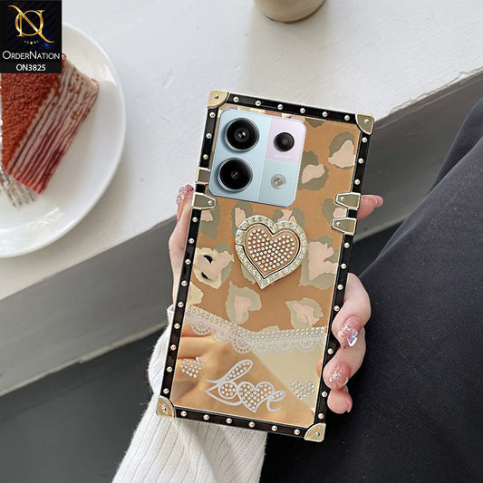 Xiaomi Redmi Note 13 Pro 4G Cover - Design5 - Heart Bling Diamond Glitter Soft TPU Trunk Case With Ring Holder