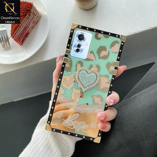 Oppo Reno 11F 5G Cover - Design6 - Heart Bling Diamond Glitter Soft TPU Trunk Case With Ring Holder