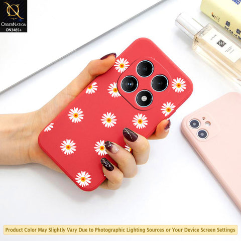 Xiaomi Redmi Note 14 Pro 4G Cover - ONation Daisy Series - HQ Liquid Silicone Elegant Colors Camera Protection Soft Case