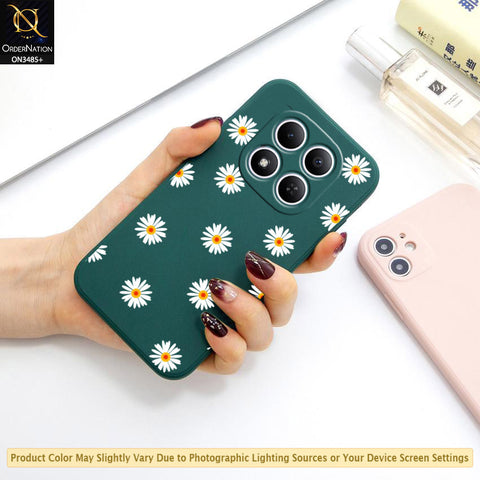 Xiaomi Redmi Note 15 Pro 5G Cover - ONation Daisy Series - HQ Liquid Silicone Elegant Colors Camera Protection Soft Case