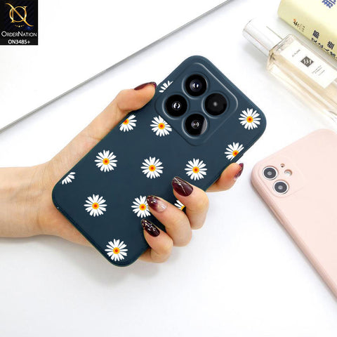 Xiaomi 15  Cover - ONation Daisy Series - HQ Liquid Silicone Elegant Colors Camera Protection Soft Case