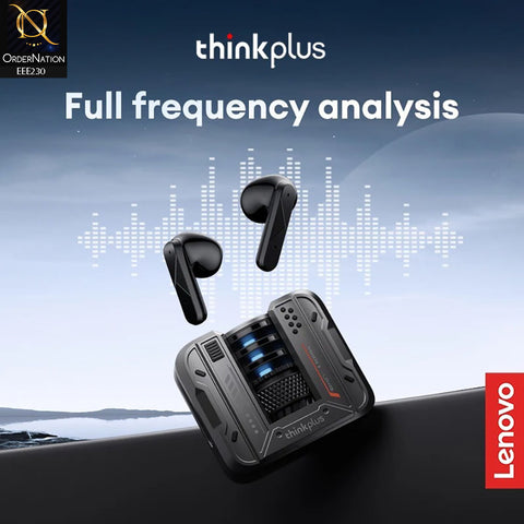 Lenovo LP49 TWS Wireless Bluetooth V5.4 Earphones Half-In-Ear Music Gaming Earbuds - Gray