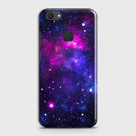 Vivo V7 Plus - Dark Galaxy Stars Modern Printed Hard Case b62 ( Fast Delivery )