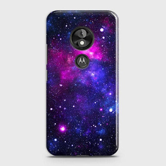 Motorola Moto E5 / G6 Play - Dark Galaxy Stars Modern Printed Hard Case ( Fast Delivery )
