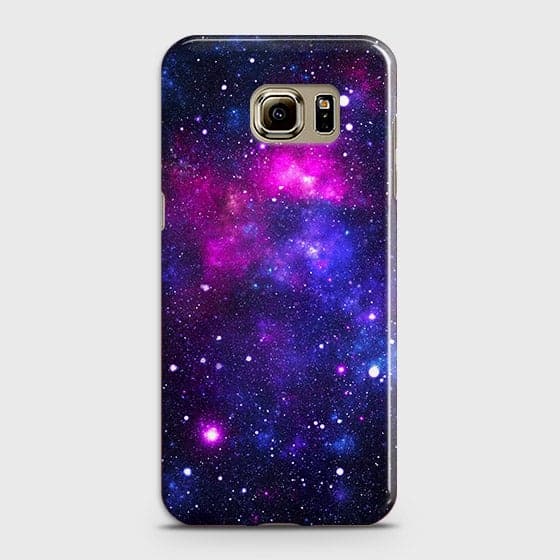 Samsung Galaxy S6 Edge - Dark Galaxy Stars Modern Printed Hard Case ( Fast Delivery )