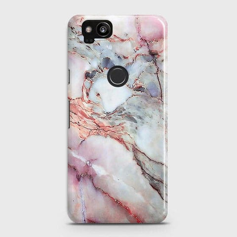 Google Pixel 2 - Violet Sky Marble Trendy Printed Hard Case b64 ( Fast delivery )