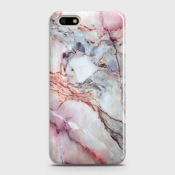 Huawei Y5 Prime 2018 - Violet Sky Marble Trendy Printed Hard Case ( Fast Delivery )