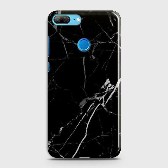 Huawei Honor 9 Lite - Black Modern Classic Marble Printed Hard Case B (38) 1 ( Fast Delivery )