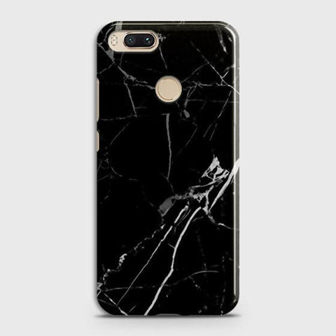 Xiaomi Mi A1 Black Modern Classic Marble Printed Hard Case (Fast