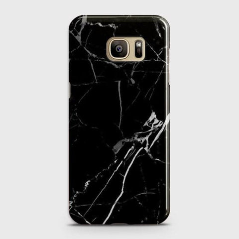 Samsung Galaxy Note 5 - Black Modern Classic Marble Printed Hard Case (Fast Delivery)