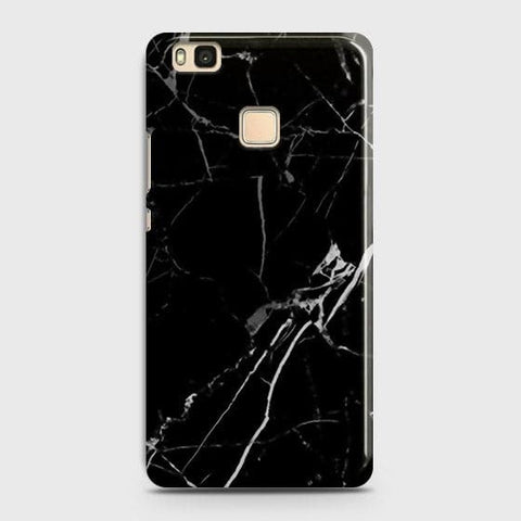 Huawei P9 Lite - Black Modern Classic Marble Printed Hard Case (1) ( Fast Delivery )