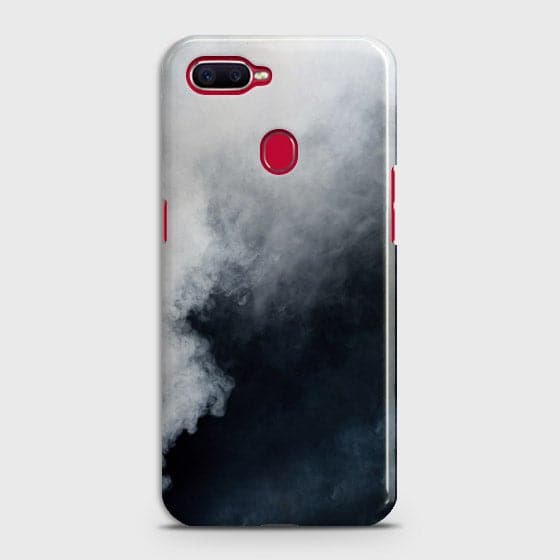 Oppo F9 Pro Cover - Matte Finish - Trendy Misty White and Black Marble Printed Hard Case with Life Time Colors Guarantee (Fast Delivery)
