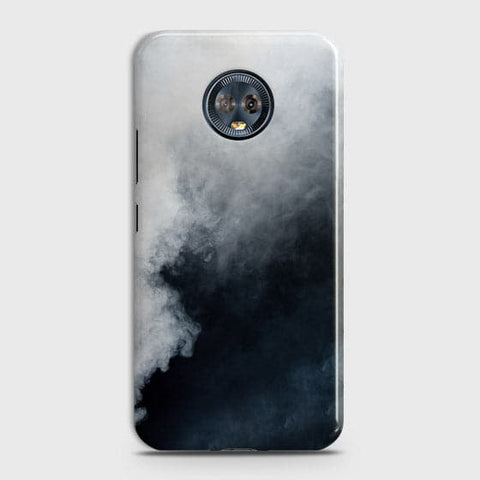 Motorola Moto G6 Plus Cover - Matte Finish - Trendy Misty White and Black Marble Printed Hard Case with Life Time Colors Guarantee B (37) 1 b57 ( Fast Delivery )