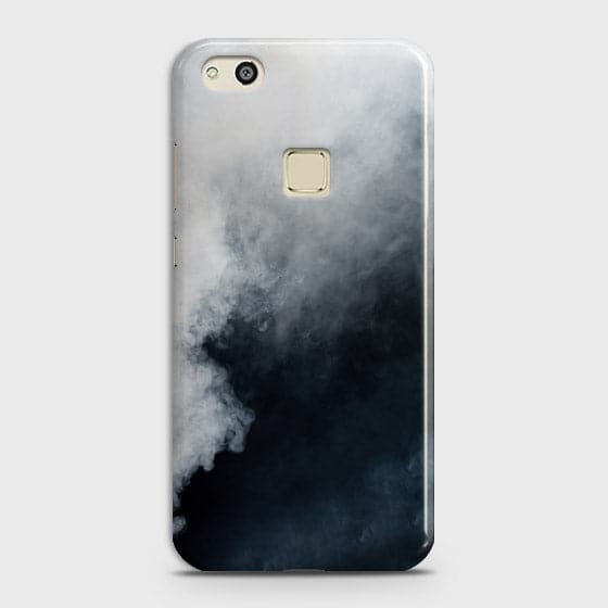 Huawei P10 Lite Cover - Matte Finish - Trendy Misty White and Black Marble Printed Hard Case with Life Time Colors Guarantee ( Fast Delivery )