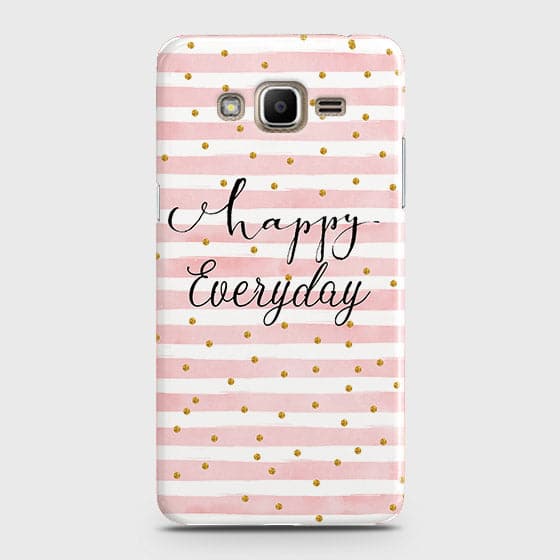Samsung Galaxy J5 - Trendy Happy Everyday Printed Hard Case With Life Time Colors Guarantee ( Fast Delivery )