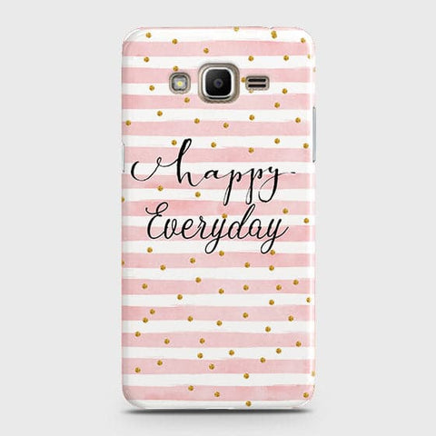 Samsung Galaxy J5 - Trendy Happy Everyday Printed Hard Case With Life Time Colors Guarantee ( Fast Delivery )