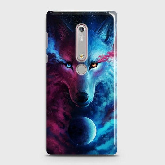 Nokia 6.1 Cover - Infinity Wolf  Trendy Printed Hard Case With Life Time Guarantee b54 ( Fast Delivery )