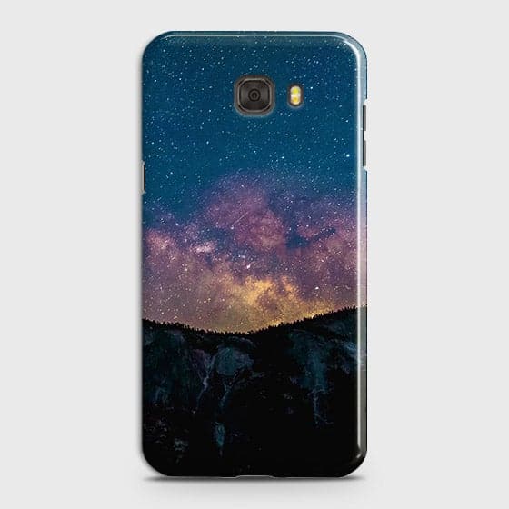 Samsung C7 Cover - Matte Finish - Embrace, Dark  Trendy Printed Hard Case With Life Time Colour Guarantee B40(1) ( Fast Delivery )