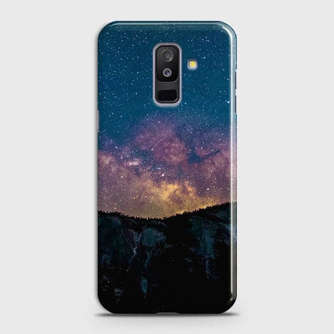 Samsung A6 Plus 2018 Cover - Matte Finish - Embrace, Dark  Trendy Printed Hard Case With Life Time Colour Guarantee ( Fast Delivery )