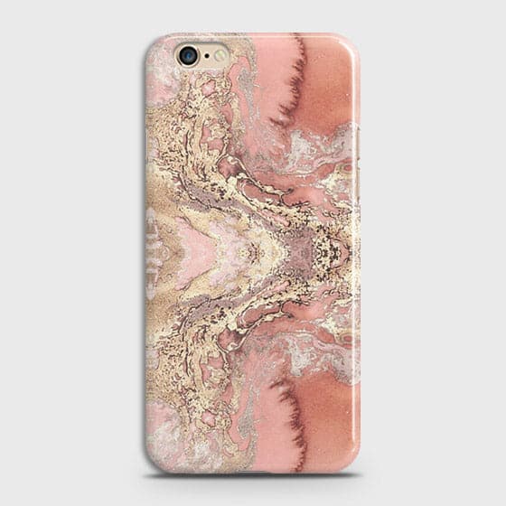 Oppo A39 Cover - Trendy Chic Rose Gold Marble Printed Hard Case with Life Time Colors Guarantee (Fast Delivery)