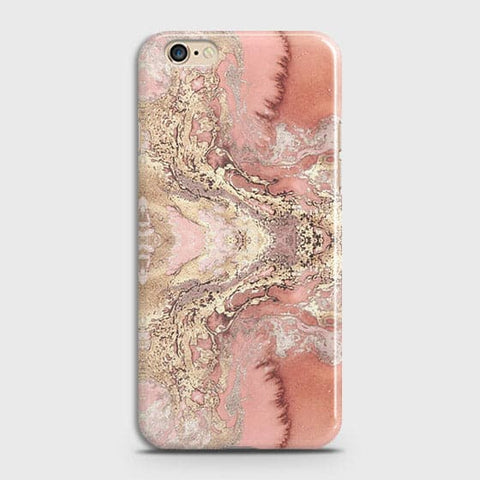 Oppo A39 Cover - Trendy Chic Rose Gold Marble Printed Hard Case with Life Time Colors Guarantee (Fast Delivery)