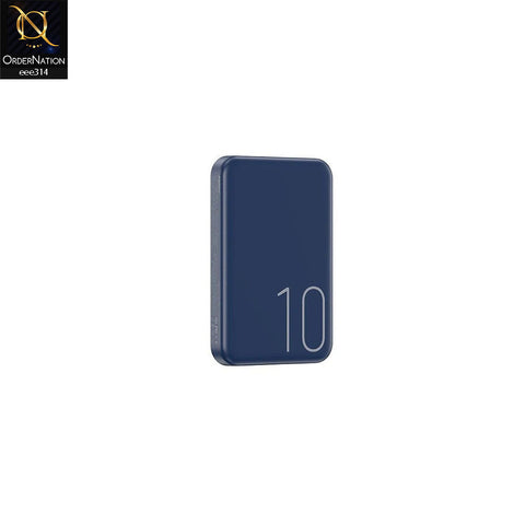 REMAX RPP-65 10000mAh Usion Series PD 20W Magnetic Wireless Fast Charging Power Bank Blue