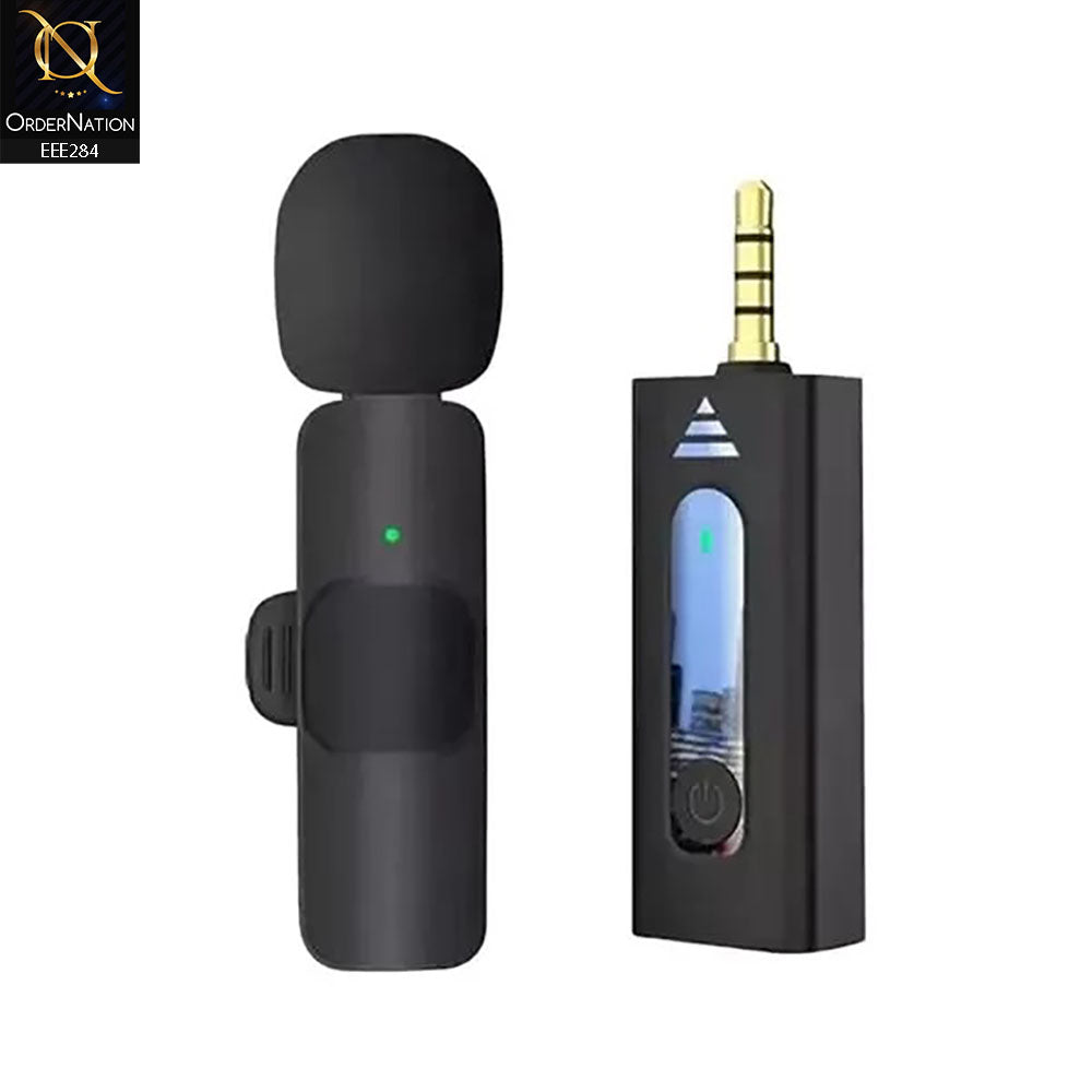 K35 High Quality Wireless Mic - Black
