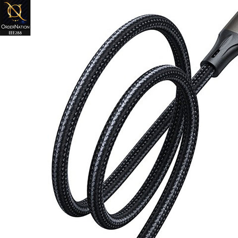 Joyroom S-A25 Flash 3A Fast Charging Data Cable (Type-A To Type-C) 1.2m - Black