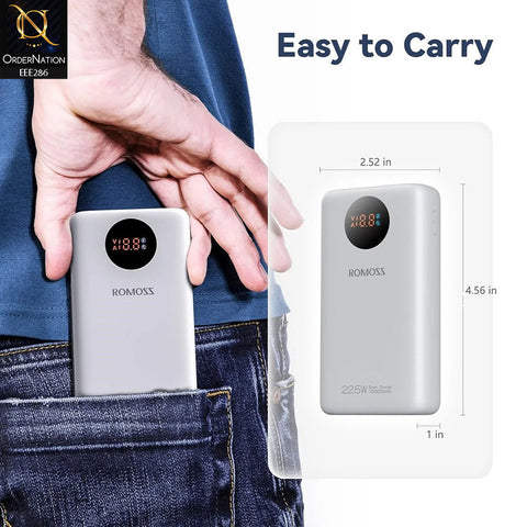 Romoss SW10PF 22.5W 10000mAh PD Power Bank - White