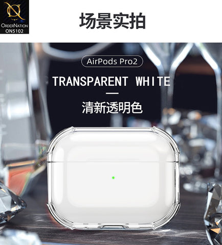 Apple Airpods 1 / 2 Cover - Transparent - New HQ Crystal Clear Transparent Protective Soft Case Compatible with Apple Airpods 1 / 2
