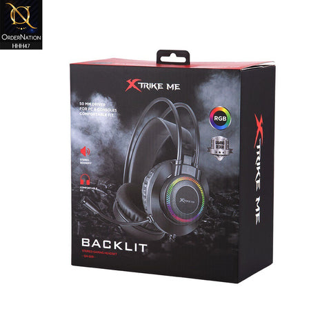 Xtrike Me GH-509 Stereo Sound Gaming Headset - Black