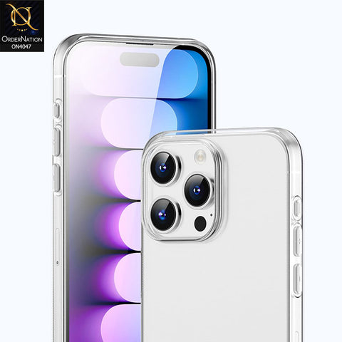 iPhone 15 Pro Cover - Transparent- Imported Crystal Clear Tpu Soft Silicon Case