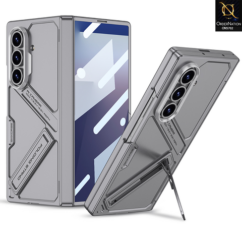 Samsung Galaxy Z Fold 7 Cover - Green - New Premium Quality Pc Shell Case With KickStand Designed By GKK