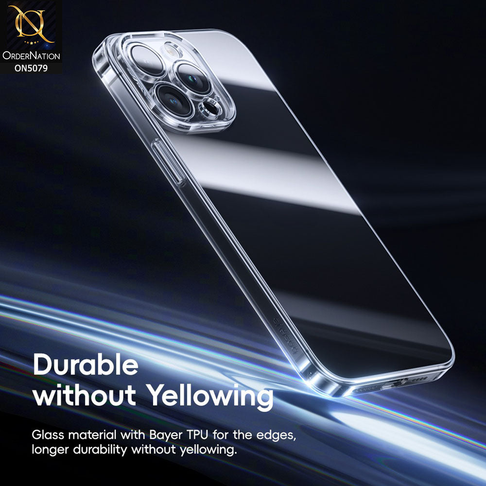 iPhone 15 Pro - Transparent -  Baseus Simple Series II Clear Transparent Soft Case