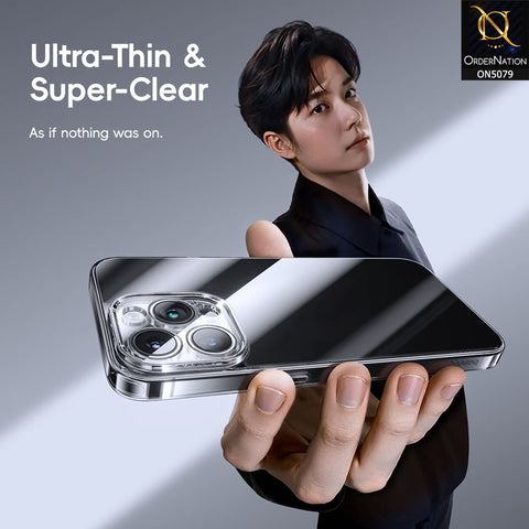 iPhone 15 Pro - Transparent -  Baseus Simple Series II Clear Transparent Soft Case