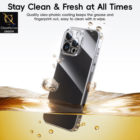 iPhone 15 Pro - Transparent -  Baseus Simple Series II Clear Transparent Soft Case