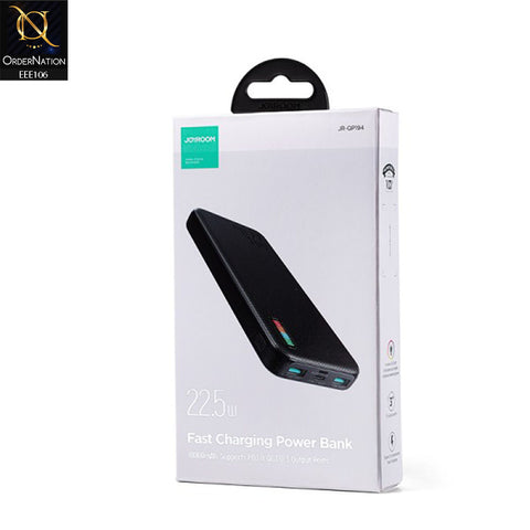 Joyroom JR-QP194 Dazzling Series 10000mah 22.5W Fast Charging Power Bank - Black