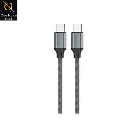 LDNIO LC441c 100W Type-c To Type-c Fast Charging Data Cable - Black