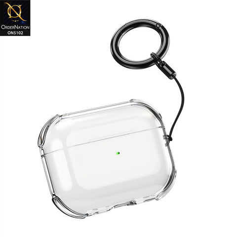 Apple Airpods 1 / 2 Cover - Transparent - New HQ Crystal Clear Transparent Protective Soft Case Compatible with Apple Airpods 1 / 2