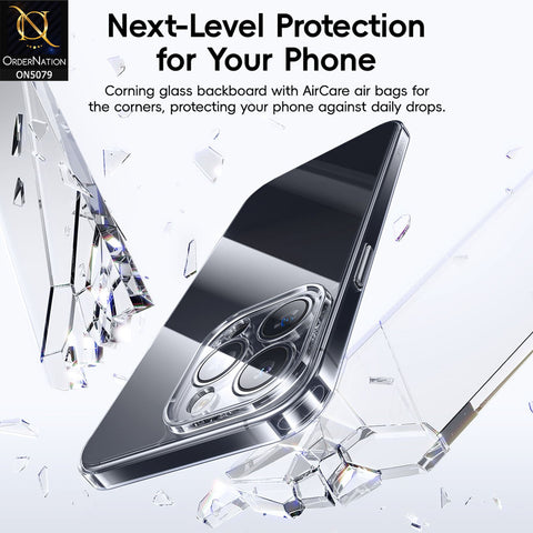 iPhone 15 Pro - Transparent -  Baseus Simple Series II Clear Transparent Soft Case